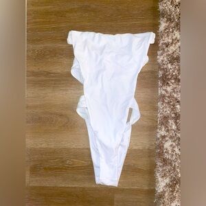 Zaful white bathing suit (size M)
